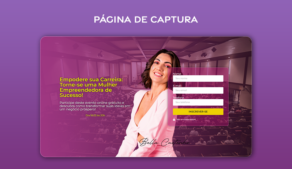 Modelo de Capa de Backups - Bella Castanho